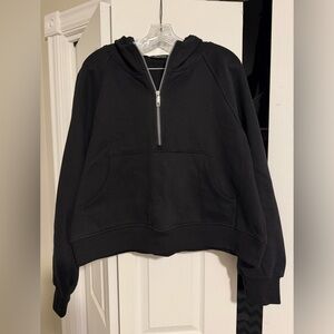 Black cropped hoodie women’s XL